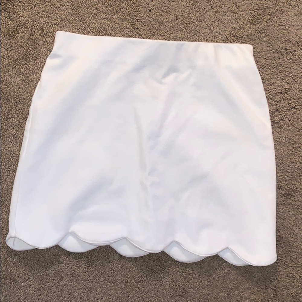 Top Shop white mini skirt✨